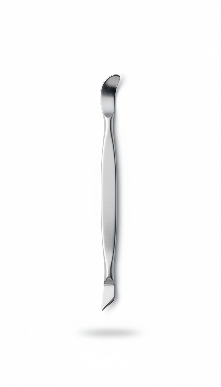 Double-Ended Cuticle Pusher Stainless Steel