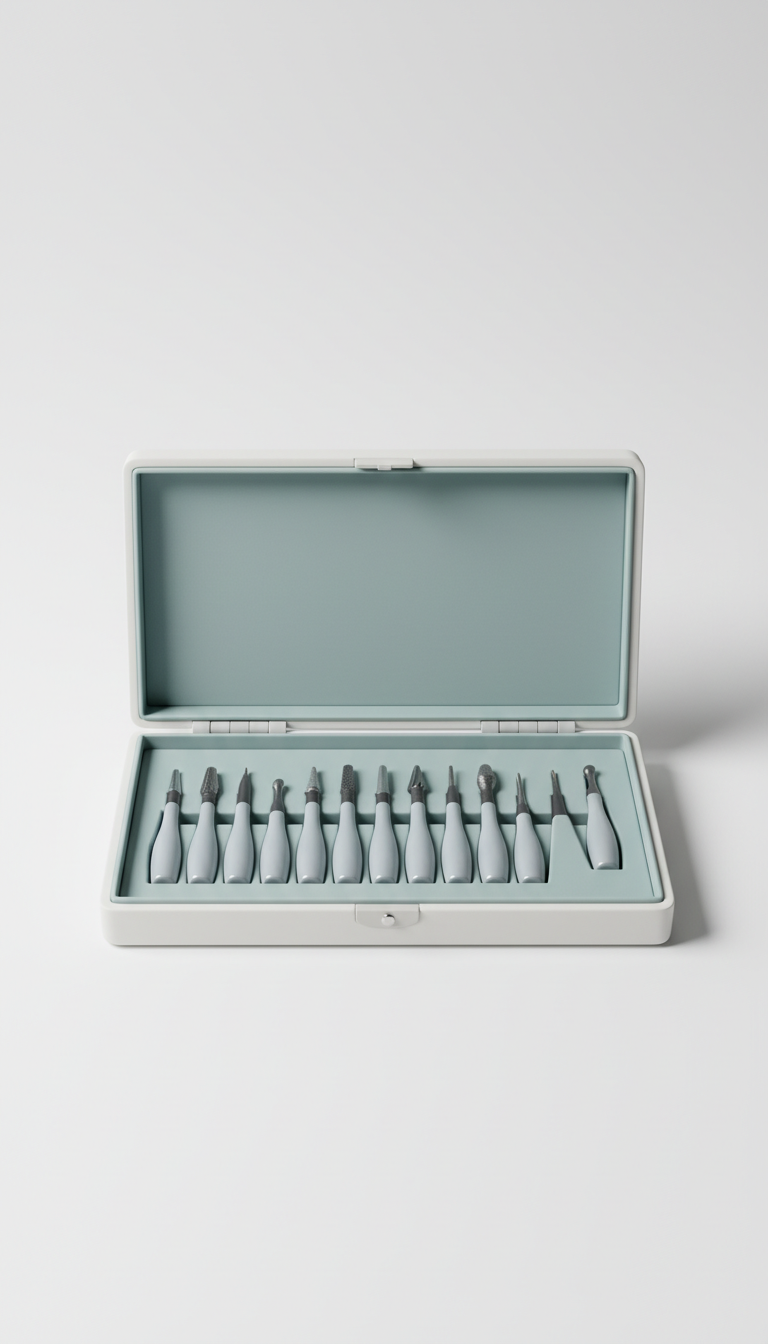 Ergonomic Diamond Bit Set in Case